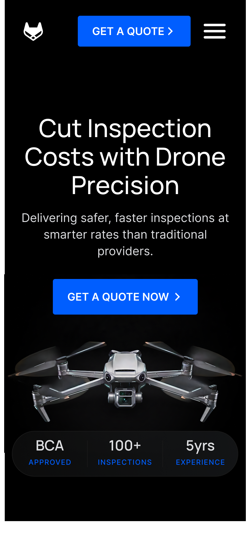 Landing Page after V and Bruno