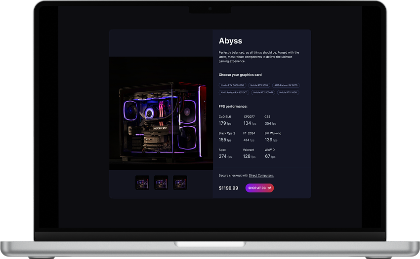 Umbraforged New Landing Page