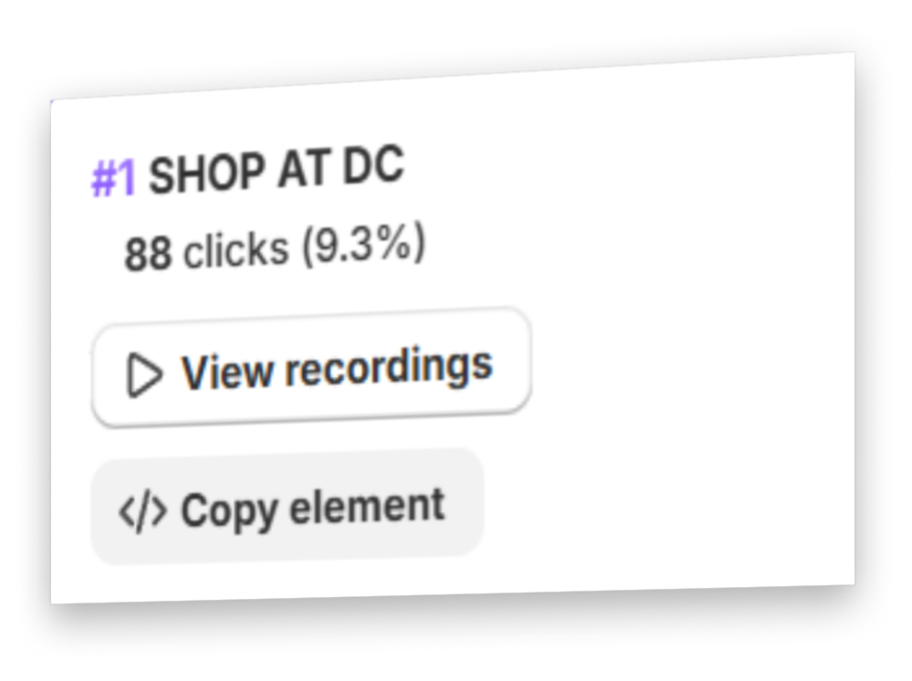 CTR to a brand new website made by V and Bruno