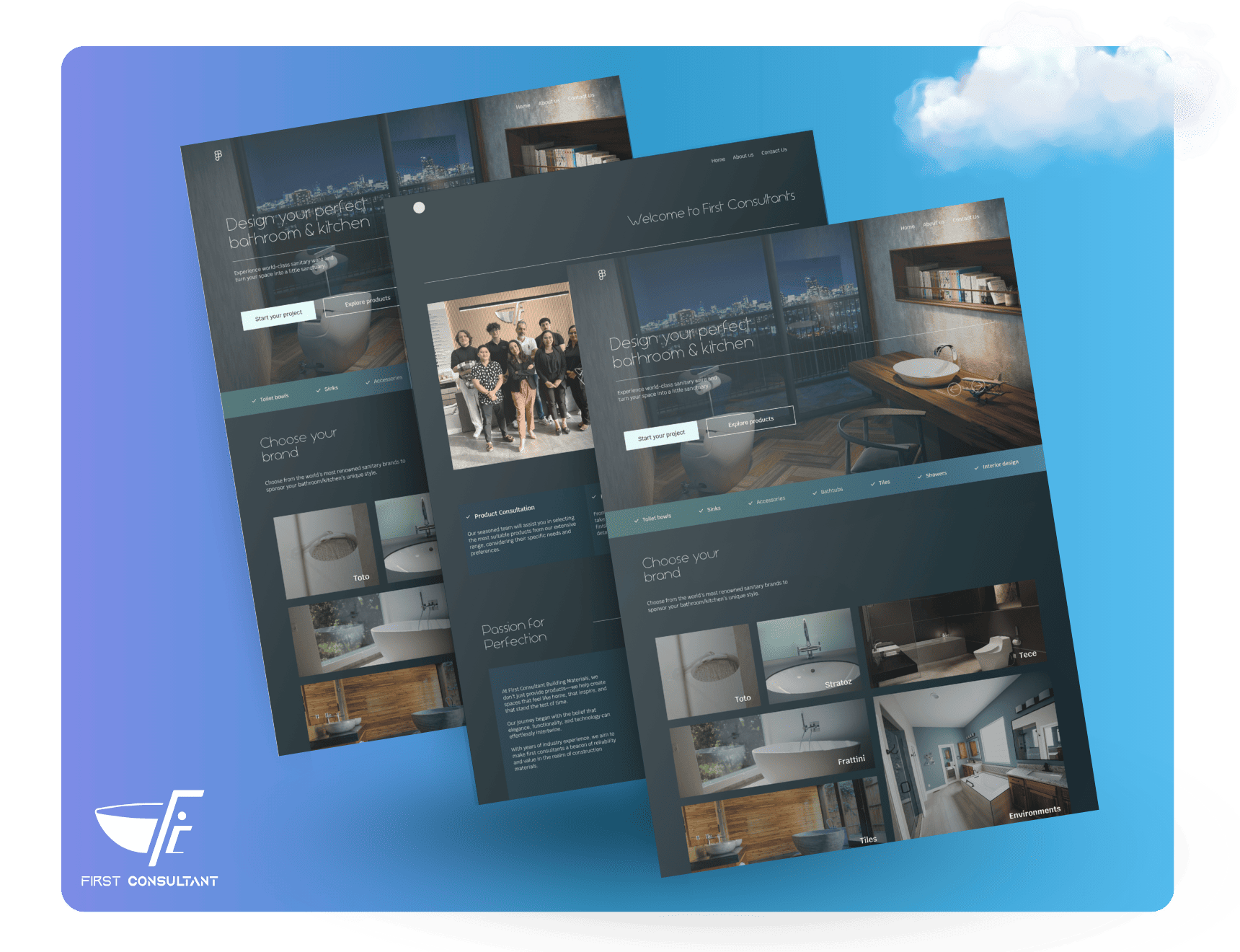 A set of pages from First Consultants