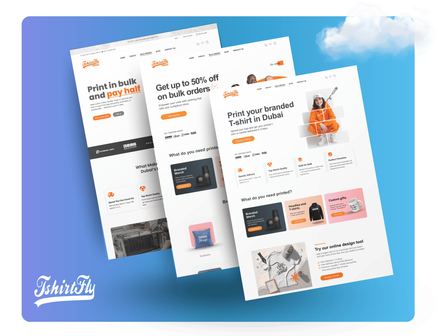 A set of pages from TShirt Fly